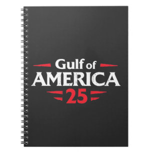 Gulf of America Patriotic American Trump USA Flag Notebook