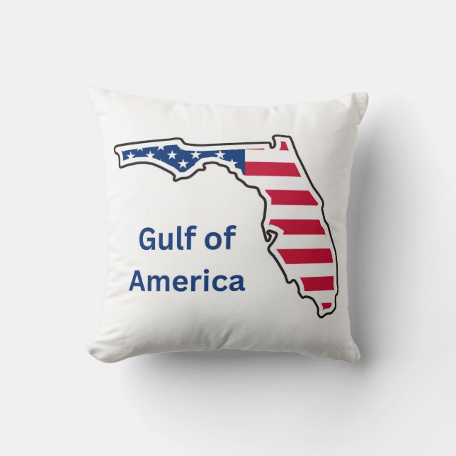 Gulf of America pillow (Front)