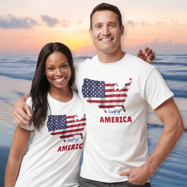 Gulf of America T Shirt for Men or Women (Gulf of America Shirts. Gulf of America Gift Ideas. Gulf of America T Shirt. Patriotic Gift for Mom.)