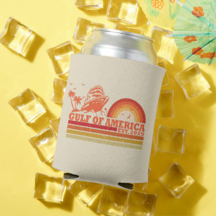 Gulf of America vintage American patriotic Can Cooler