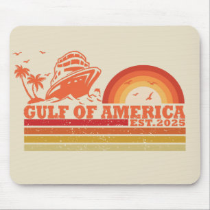 Gulf of America vintage American patriotic Mouse Pad