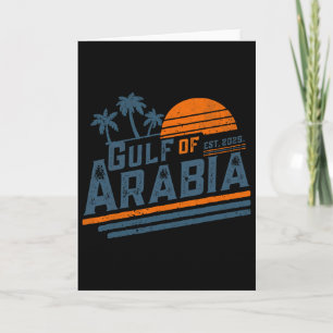 Gulf Of Arabia Est 2025 Trump Arabian Gulf Funny P Card