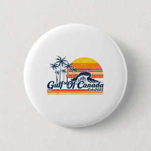 Gulf Of Canada Gulf Of Mexico The Usa Canadas 11th 6 Cm Round Badge