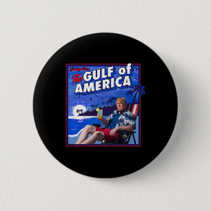 Gulf Of Funny America 6 Cm Round Badge