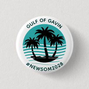 Gulf of Gavin Funny Political Humour 3 Cm Round Badge