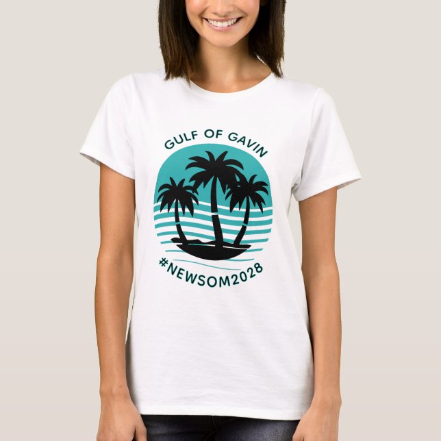 Gulf of Gavin | Funny Political Humour T-Shirt (Front)