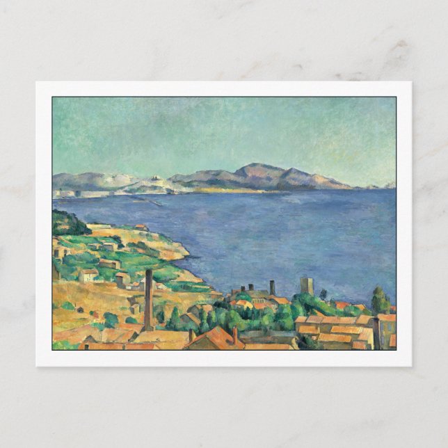 Gulf of Marseilles by Paul Cezanne Postcard (Front)