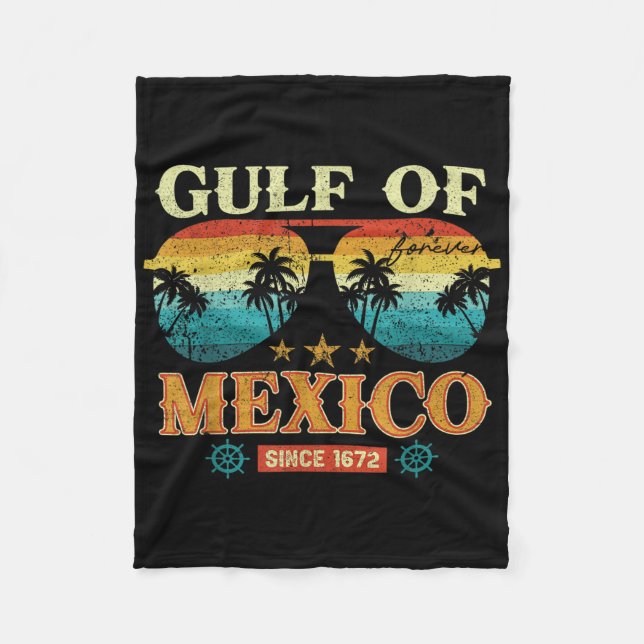 Gulf Of Mexico 1569 Historic Map  Fleece Blanket (Front)