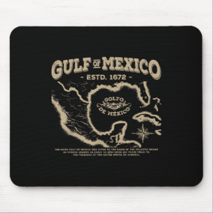 Gulf Of Mexico 1672 Map  Mouse Pad