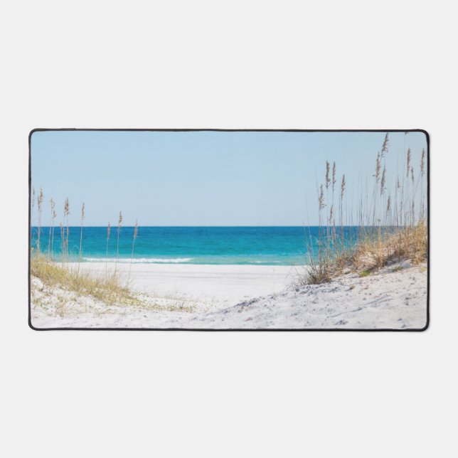Gulf Of Mexico Beach Desk Mat (Front)