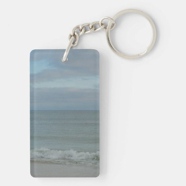 Gulf of Mexico Beach Key Ring (Back)