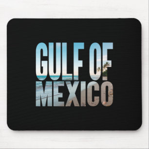 Gulf Of Mexico Beach Palm American Retro Vintage S Mouse Pad