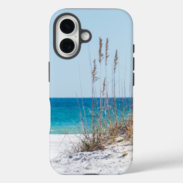 Gulf of Mexico Beach Sea Oats iPhone 16 Case (Back)