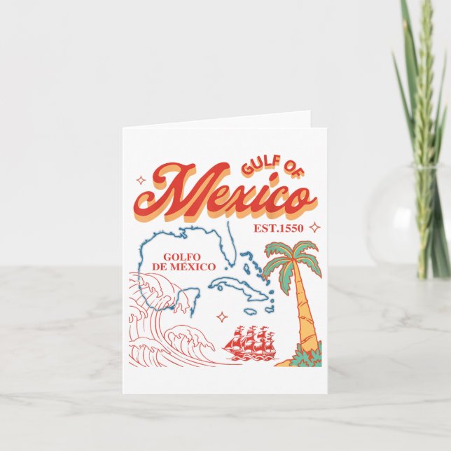 Gulf Of Mexico  Card (Front)