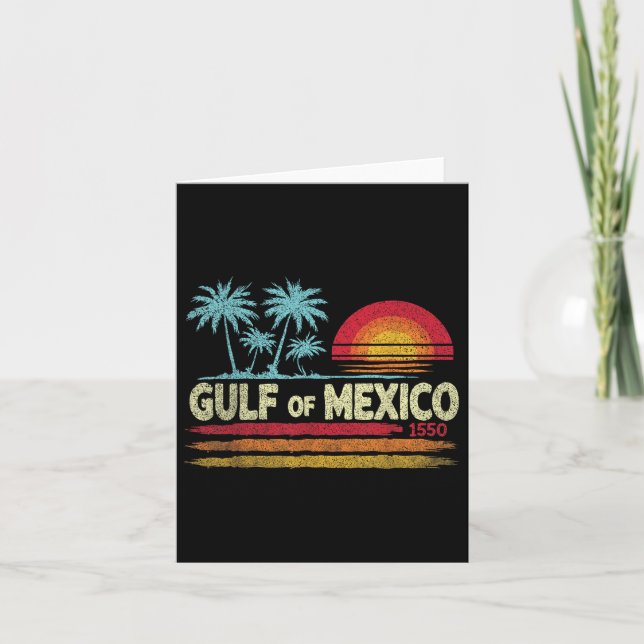 Gulf Of Mexico  Card (Front)