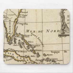 Gulf of Mexico, Caribbean Isles Mouse Pad