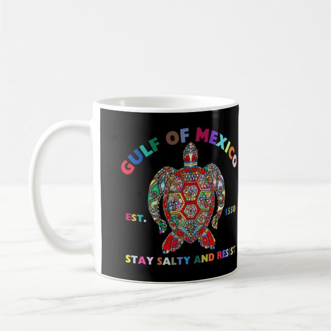 Gulf of mexico coffee mug (Left)