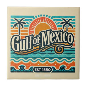 Gulf of Mexico Est 1550 Ceramic Tile