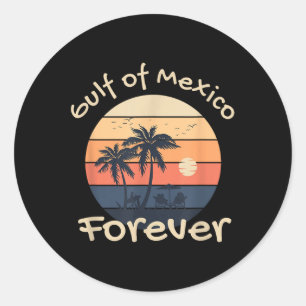 Gulf Of Mexico Forever - Anti-trump Design Classic Round Sticker