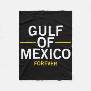Gulf Of Mexico Forever Proud Mexican El Golfo De M Fleece Blanket