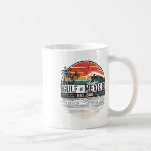Gulf Of Mexico Forever Retro Vintage Beach Coffee Mug