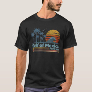 Gulf of Mexico Forever Retro Vintage Beach  T-Shirt