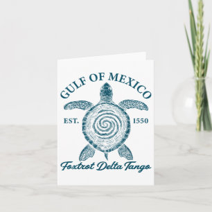 Gulf Of Mexico Foxtrots Deltas Tangos Gulf Of Mexi Card