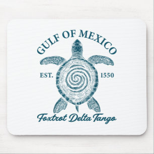 Gulf Of Mexico Foxtrots Deltas Tangos Gulf Of Mexi Mouse Pad