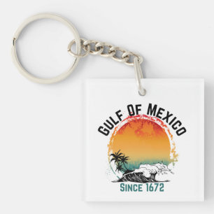 Gulf Of Mexico Key Ring