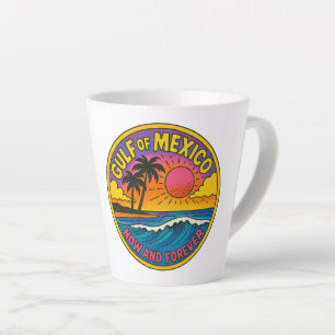 Gulf of Mexico Now and Forever Ocean Art Latte Mug