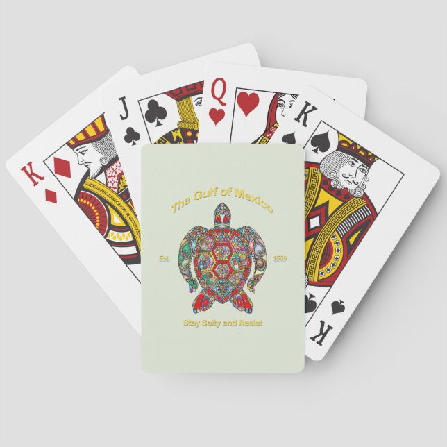 Gulf of Mexico Playing Cards (Back)