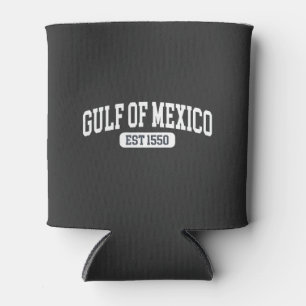 Gulf of Mexico Since 1550 America Humour Can Cooler