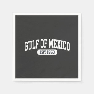 Gulf of Mexico Since 1550 America Humour Napkin