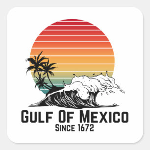 Gulf Of Mexico Square Sticker