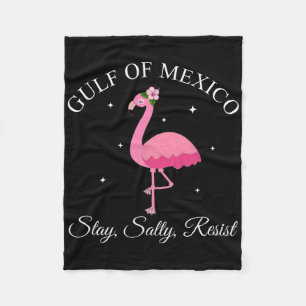 Gulf Of Mexico Stay Sally Resist Fleece Blanket