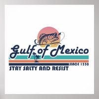 Gulf of Mexico stay salty and resist fishing