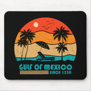 Gulf of Mexico stay salty vintage Mouse Pad
