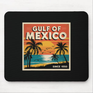 Gulf Of Mexico T Shirt Women Men Vintage Gulf Of M Mouse Pad
