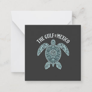 Gulf of Mexico Turtle Sea Latino  Card