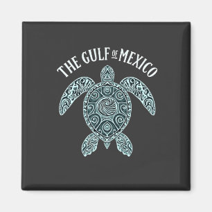 Gulf of Mexico Turtle Sea Latino  Magnet