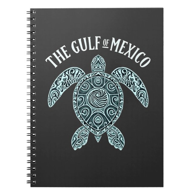 Gulf of Mexico Turtle Sea Latino  Notebook (Front)