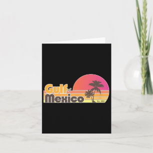 Gulf Of Mexico Vintage Card