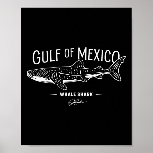 Gulf Of Mexico Whale Shark  Poster (Front)