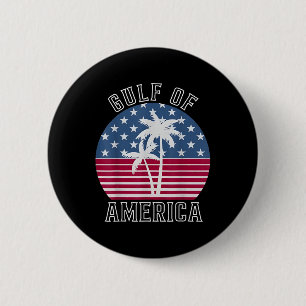 Gulf Of United States Of America Est 2025 Beach Re 6 Cm Round Badge