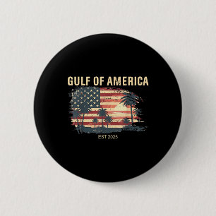 Gulf Of United States Of America Est 2025 Beach Re 6 Cm Round Badge