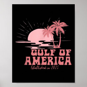 Gulf Of United States Of America Est 2025 Beach Re Poster