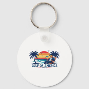 Gulf Of United States Of America Est 2025 Funny Tr Key Ring