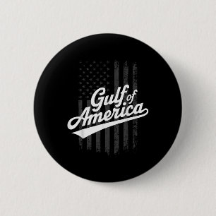 Gulf Of United States Of America Vintage Usa Flag 6 Cm Round Badge