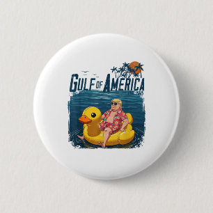 Gulf Of Us America Est 2025 4th Of July Trump Chil 6 Cm Round Badge