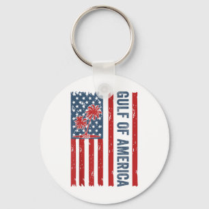 Gulf Of Us America Est 2025 Funny Gulf Of Usa Amer Key Ring
